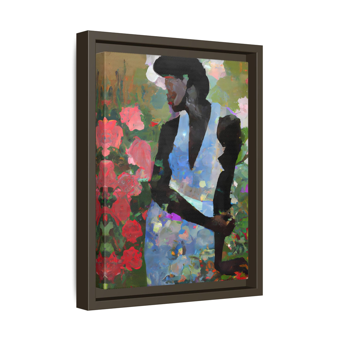 Portraiture, Garden Series | Framed Canvas Wall Art
