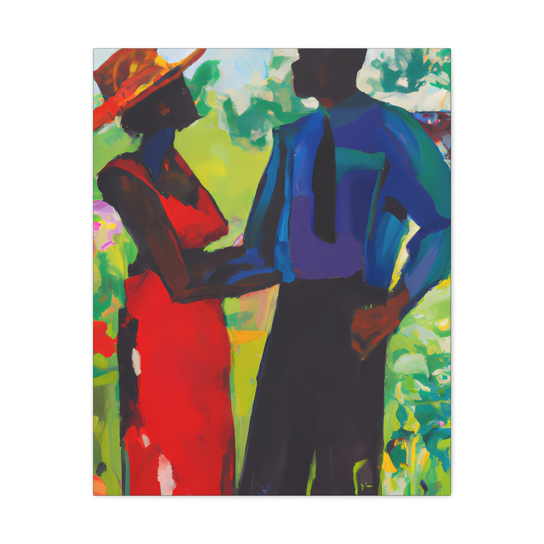 Red Hat, Black Love Series | CANVAS Gallery Wrap