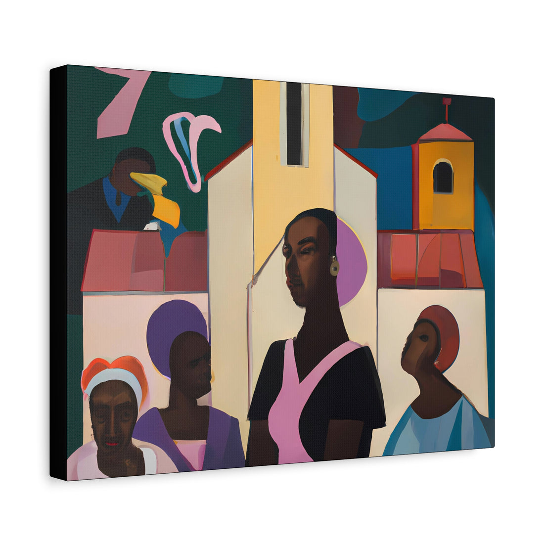 Lady in Lavender, Over the Sofa | Large CANVAS Wall Art