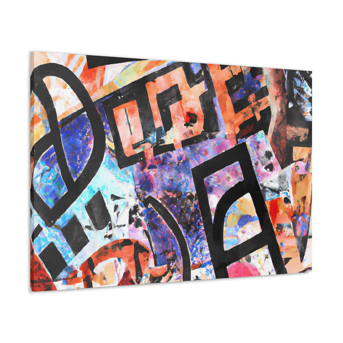 The D, Graffiti Series | Horizontal Wall Art