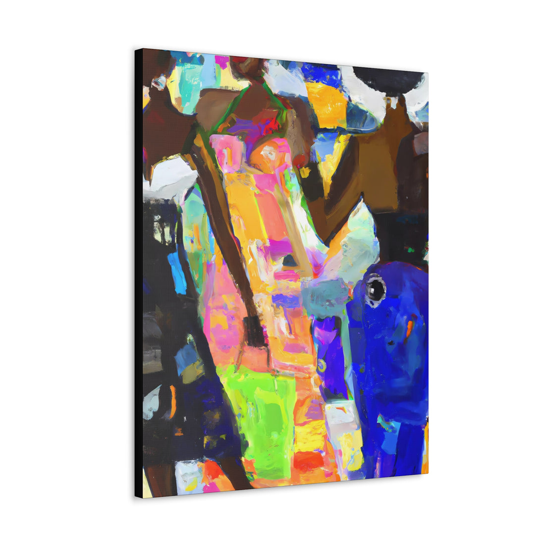 Lady in Prism, Shopping Lifestyle Series | Canvas Wall Art