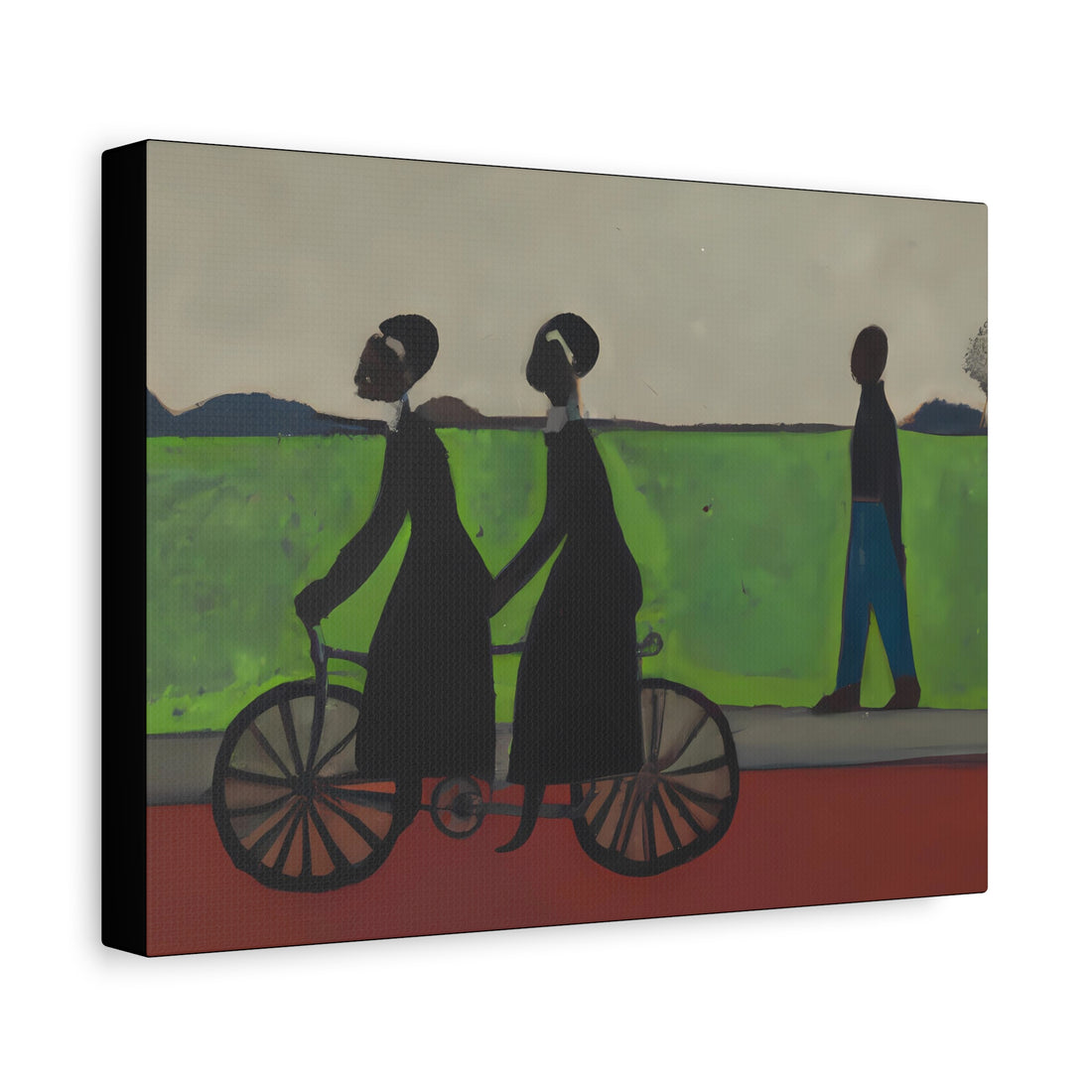 Double Ride, Over the Sofa | Horizontal CANVAS Art