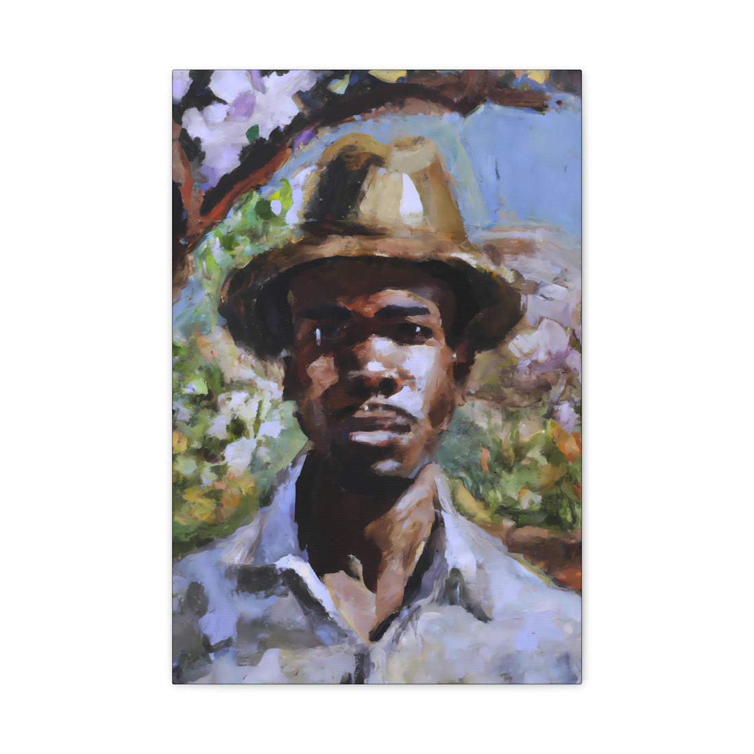 Man in Tan, Black Men Series CANVAS Wall Art