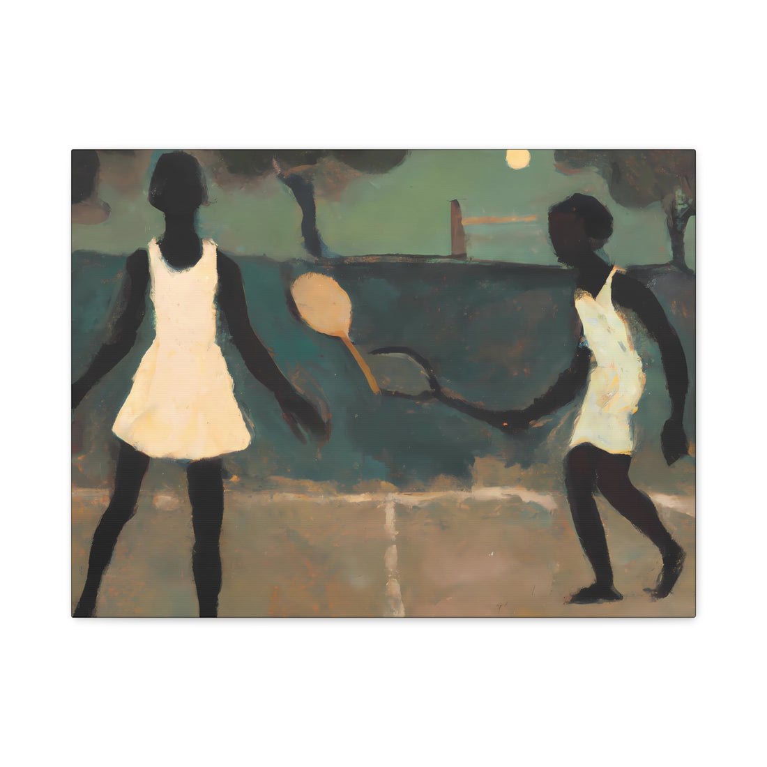 Doubles, Over the Sofa | Horizontal CANVAS Art