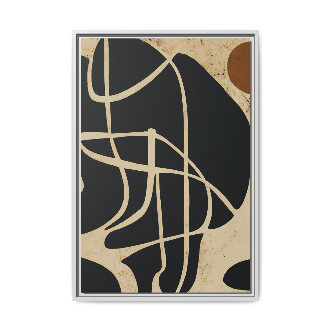 Risen Modern Art, Fluid Series | Framed Canvas Wall Art