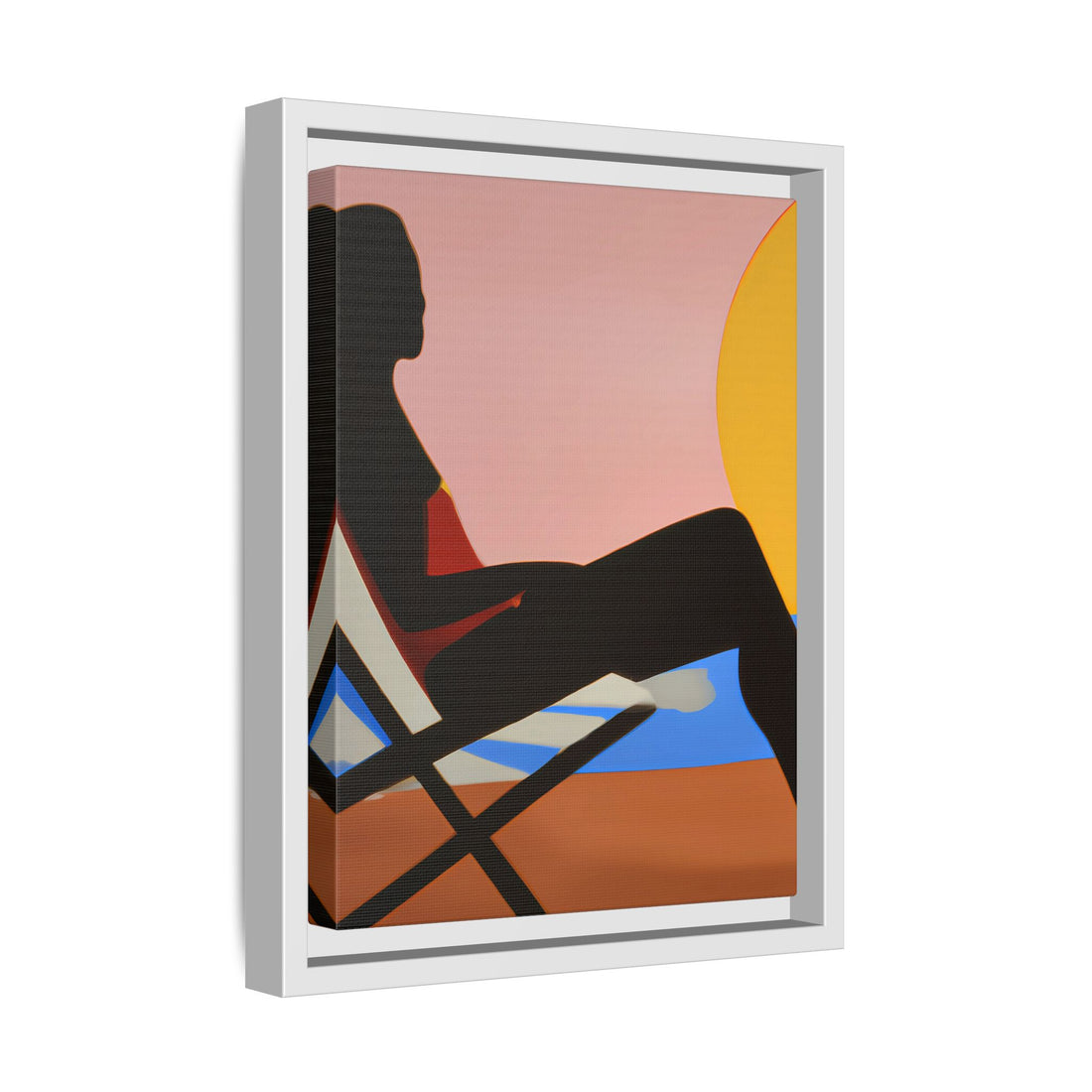 Unbothered, Fluid Series | Framed Canvas Wall Art