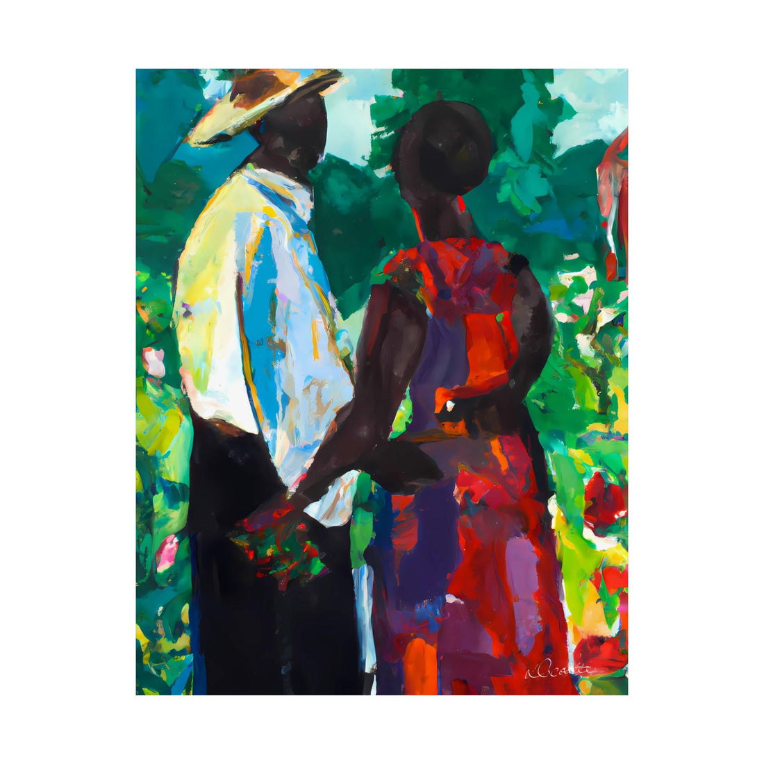 RED FLOWERS | Signed Giclée Art Print