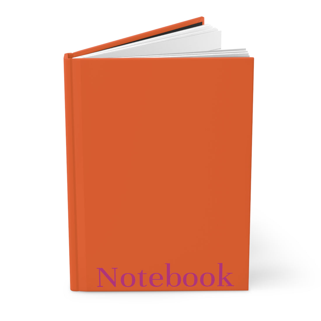 Orange Notebook, Matte Hardcover Journal