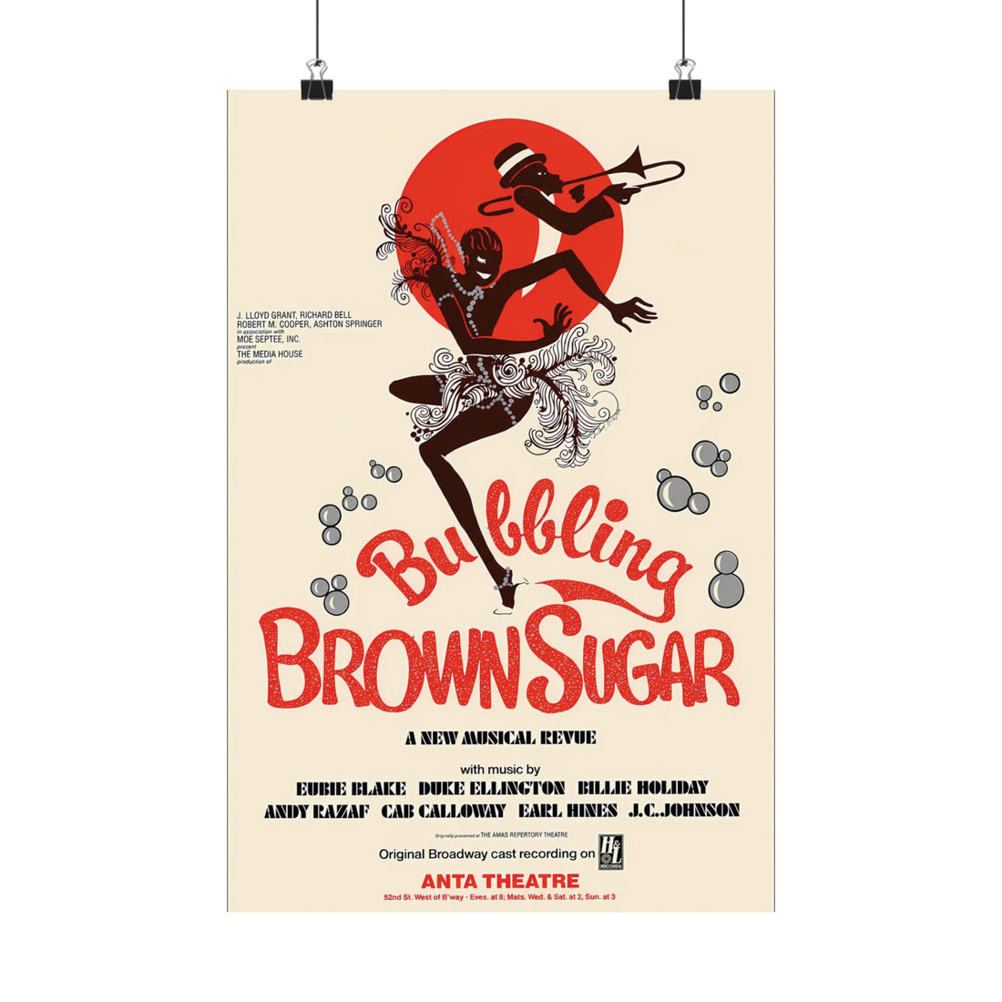 Bubbling Brown Sugar Vintage Print, Restored Giclee Art Poster