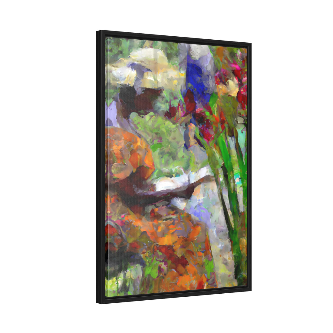 Botanical Garden, Cottage Series | Framed Canvas Art