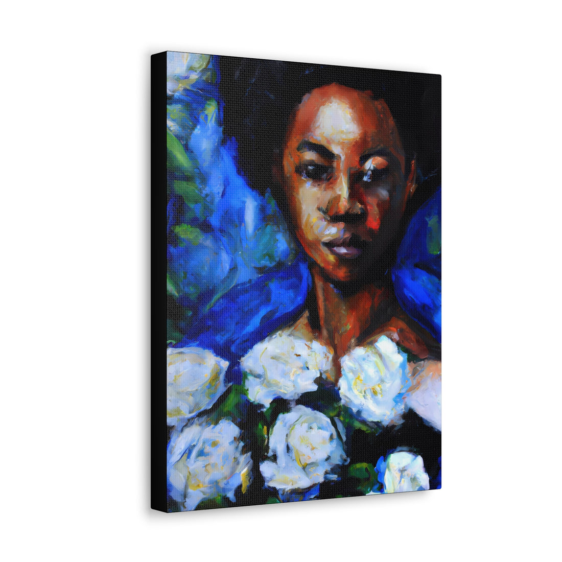 White Rose, Sorority Flower Series | Canvas Wall Art