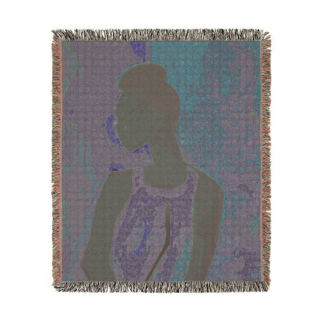 Contemplation, Artist Tapestry | Woven Throw Blanket