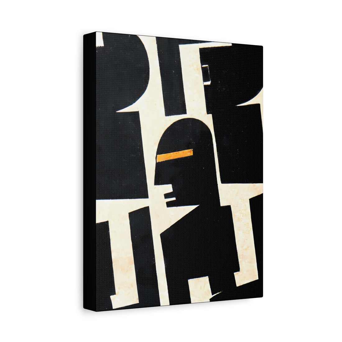 Profile 2, Contrast Series | Canvas Wall Art