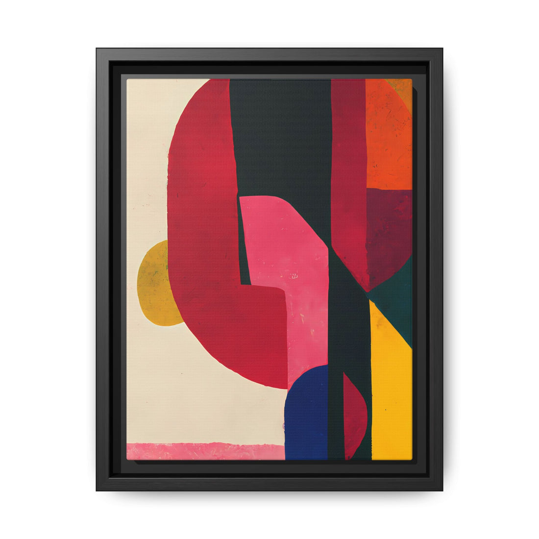 Puppetry, Abstract Series | Framed Canvas Wall Art