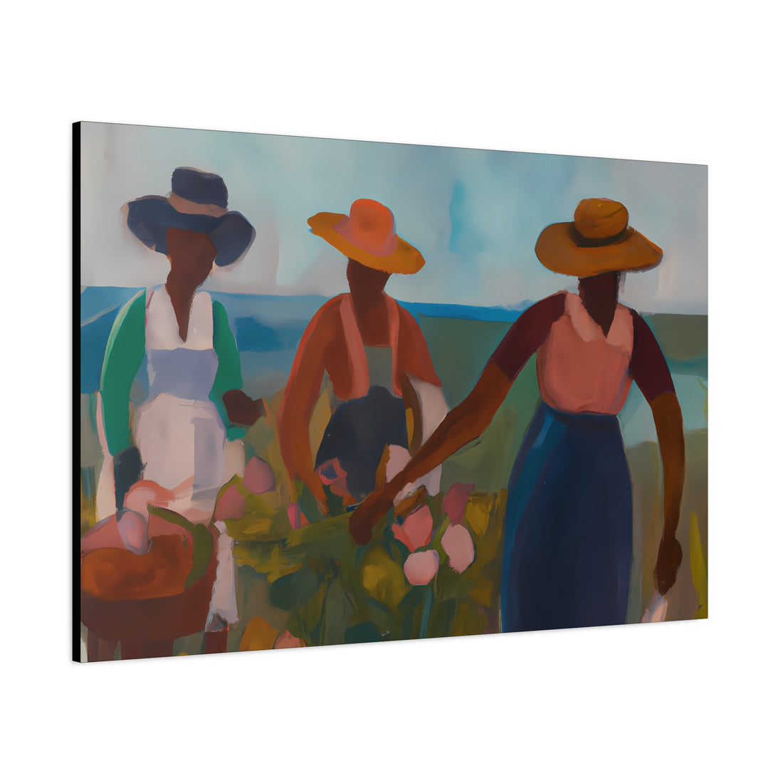 Roses, Over the Sofa | Horizontal CANVAS Art