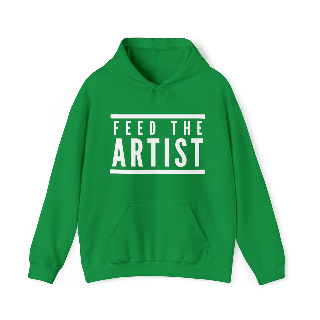 Feed the Artist Hoodie, Unisex Heavy Hooded Sweatshirt