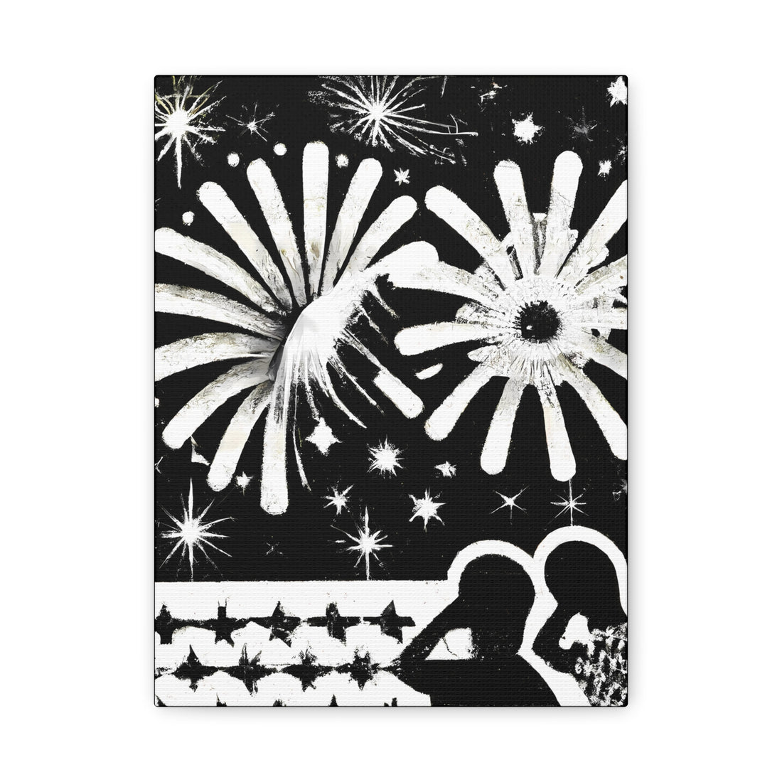 Juneteenth, Contrast Series | Canvas Wall Art