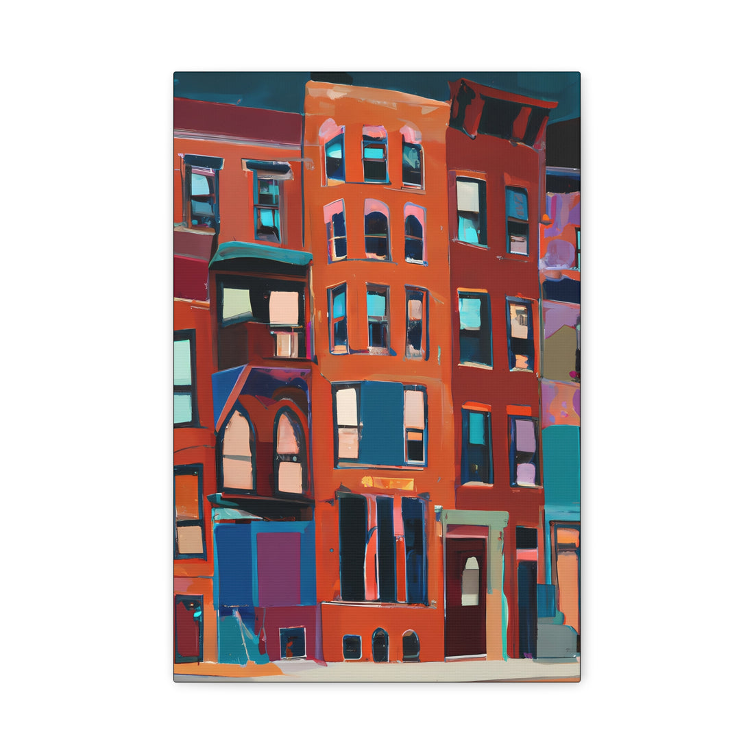 City Life 1, Living Series | Canvas Wall Art