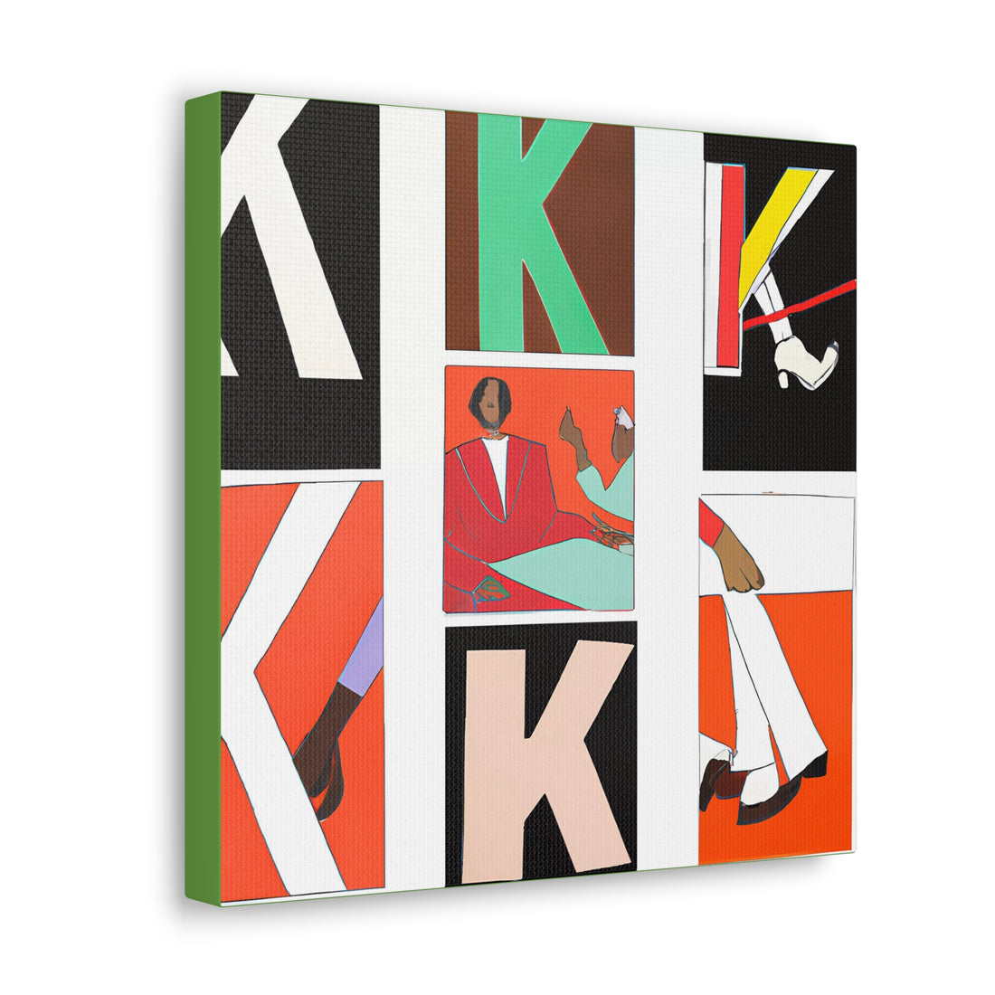 Collage K, Kids Series | Canvas Wall Art