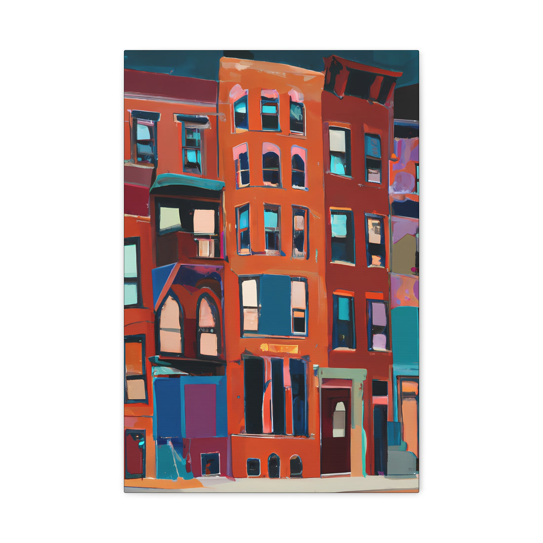 City Life 1, Living Series | Canvas Wall Art