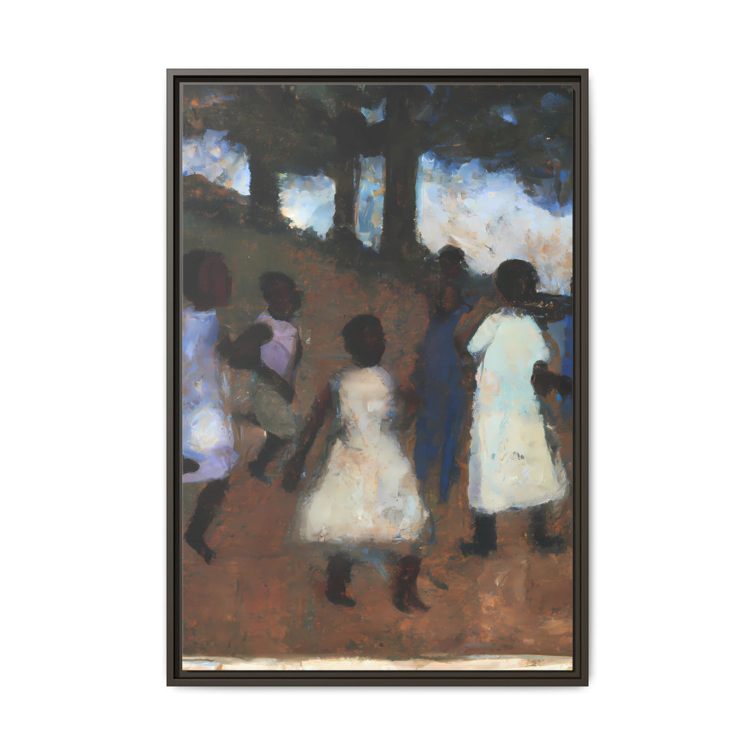 Childs Play, Vintage Art | Framed Canvas Wall Art