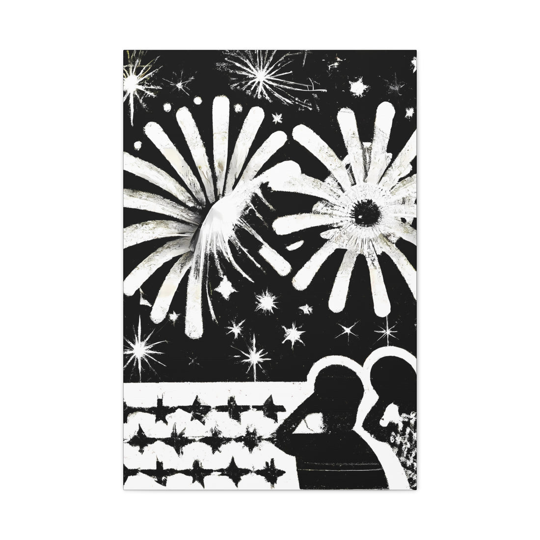 Juneteenth, Contrast Series | Canvas Wall Art