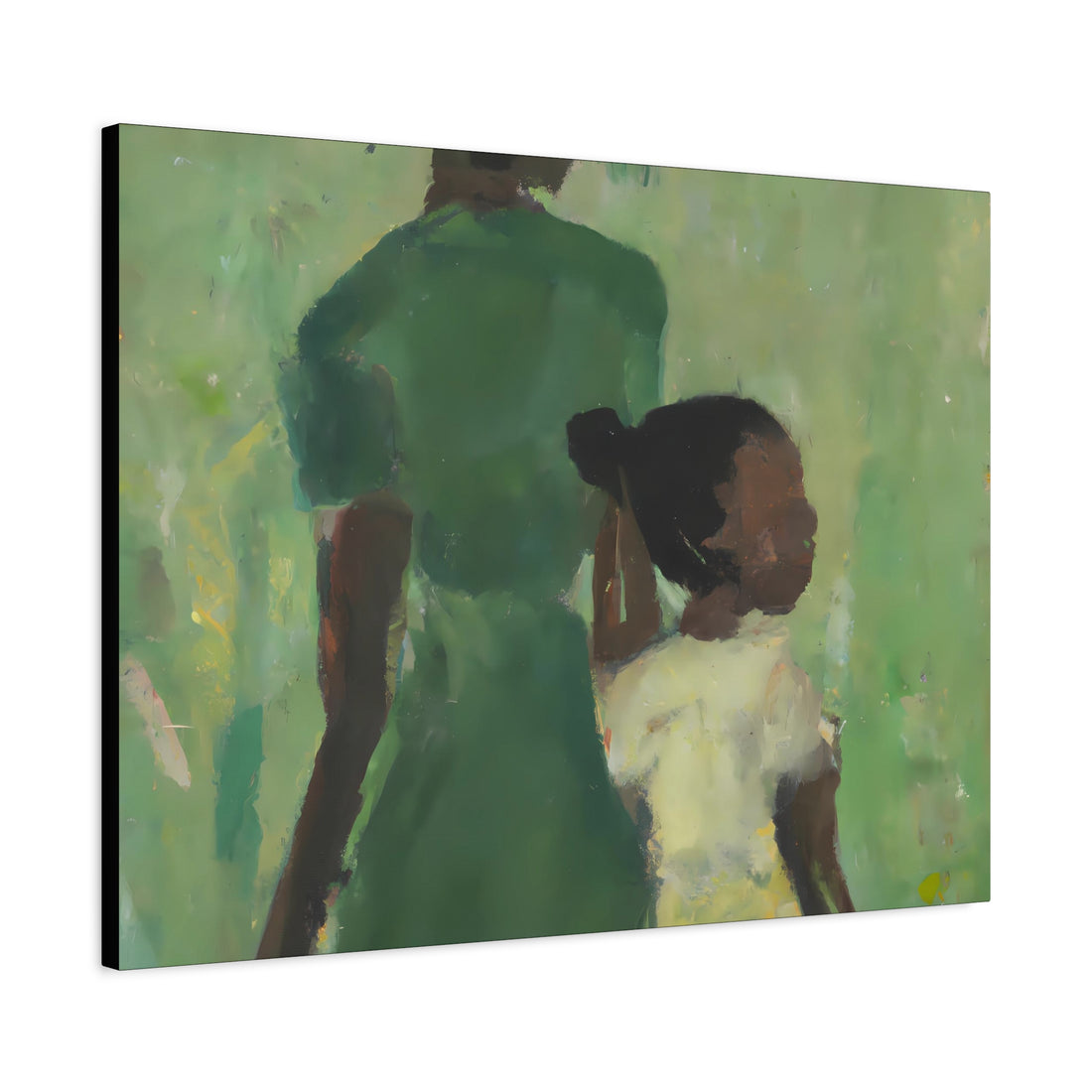 Green Mother, Over the Sofa | Large CANVAS Wall Art
