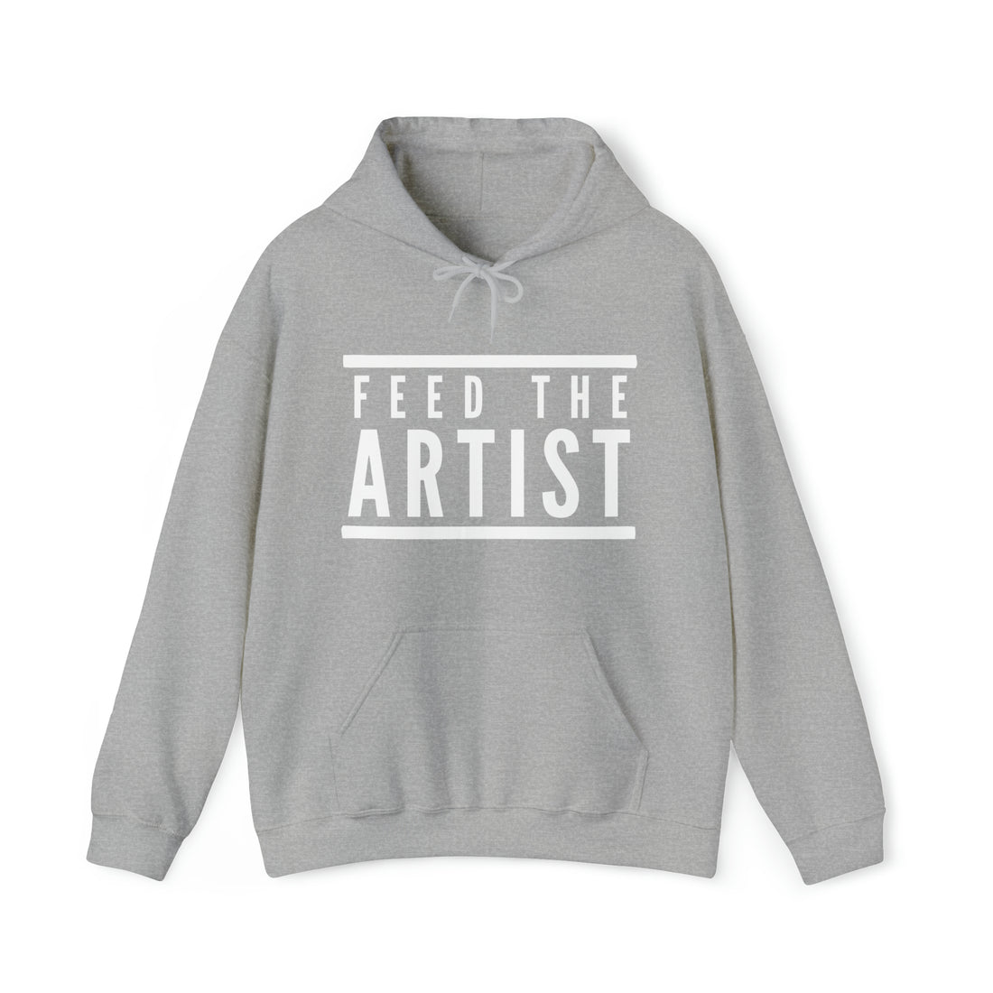 Feed the Artist Hoodie, Unisex Heavy Hooded Sweatshirt