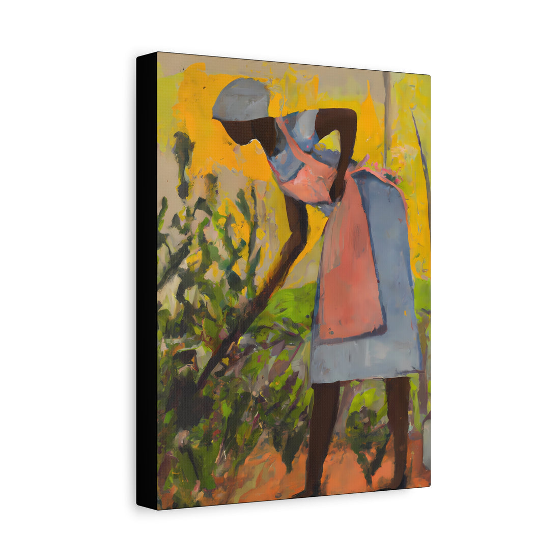 Hoeing, Land Series | Canvas Wall Art
