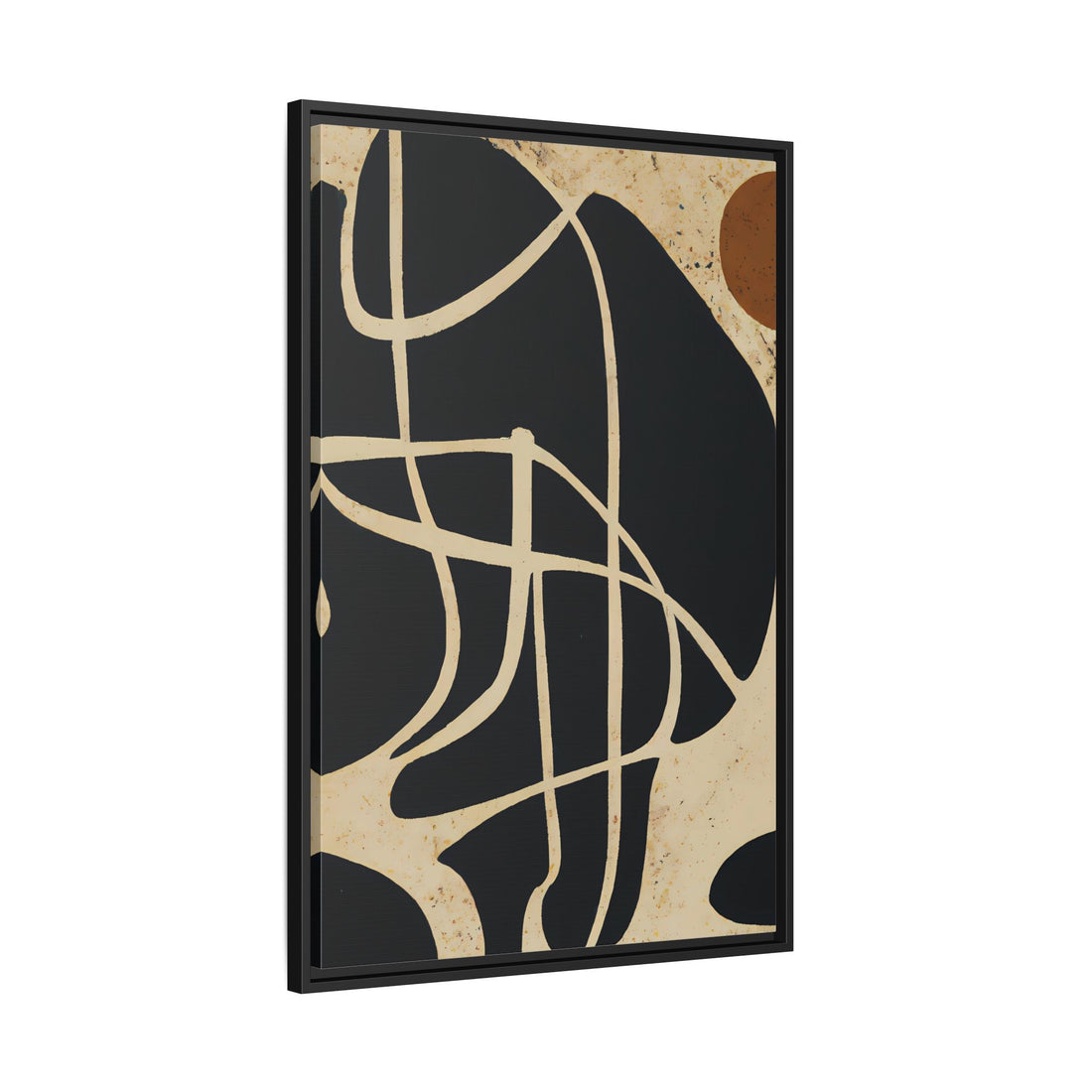 Risen Modern Art, Fluid Series | Framed Canvas Wall Art