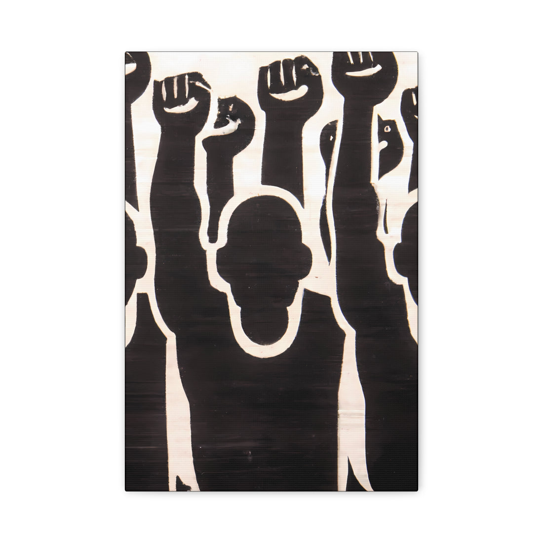 Hands Up 2, Contrast Series | Canvas Wall Art