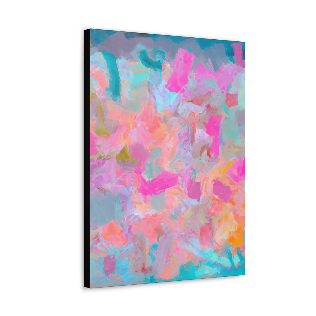Pink Splash, Abstract Series CANVAS Wall Art