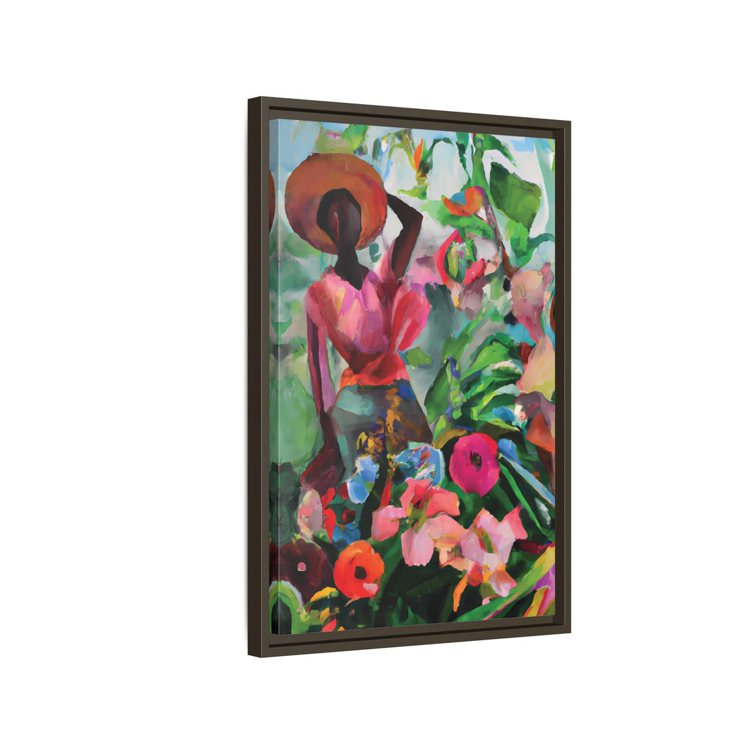 Wild Flowers, Garden Series | Framed Canvas Wall Artt