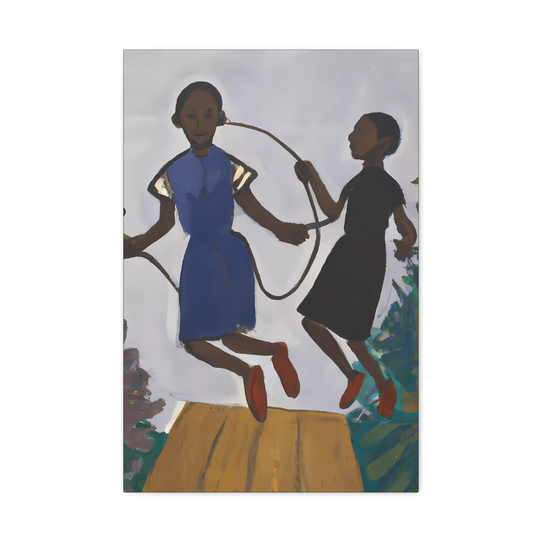 Double Dutch Folk Art Series, CANVAS wall art