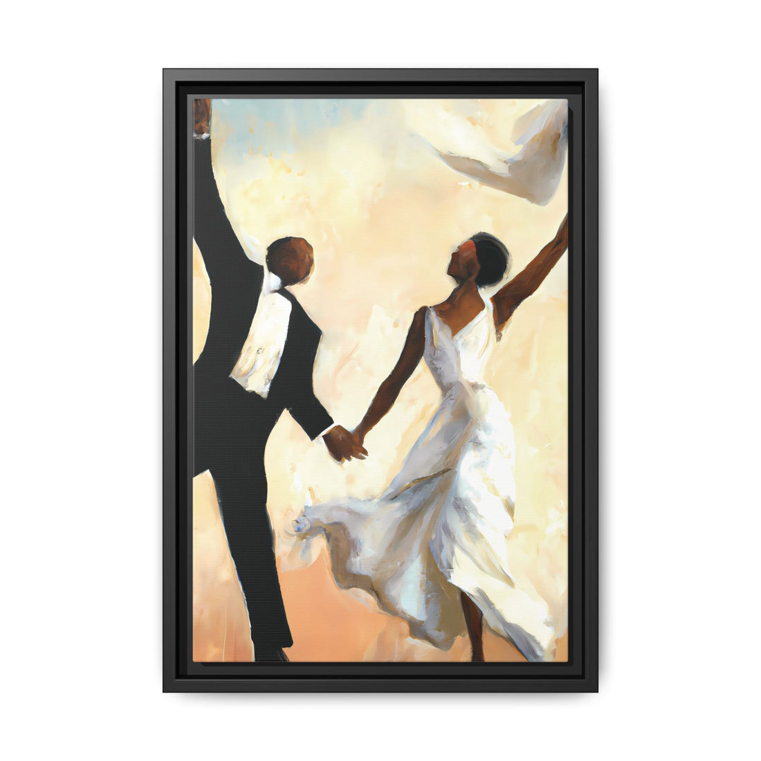 Wedding Day, Vintage Series, Framed Canvas Wall Art