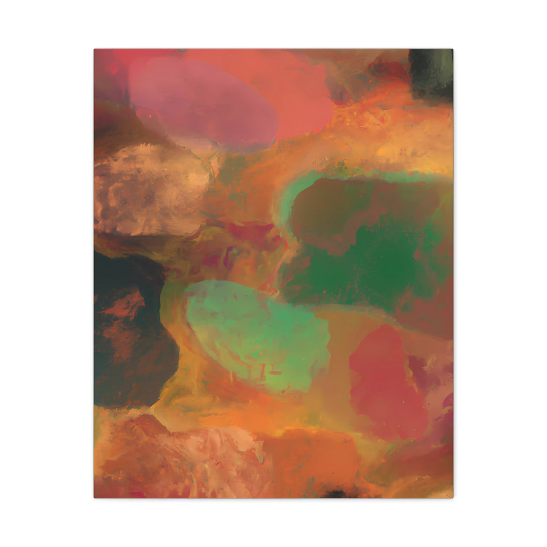 Gold Lava, Abstract Series, CANVAS Wall Art