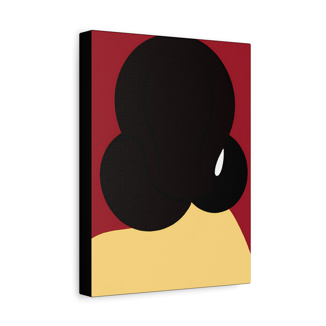 The Bun, Black Hair Art Series | Canvas Wall Art