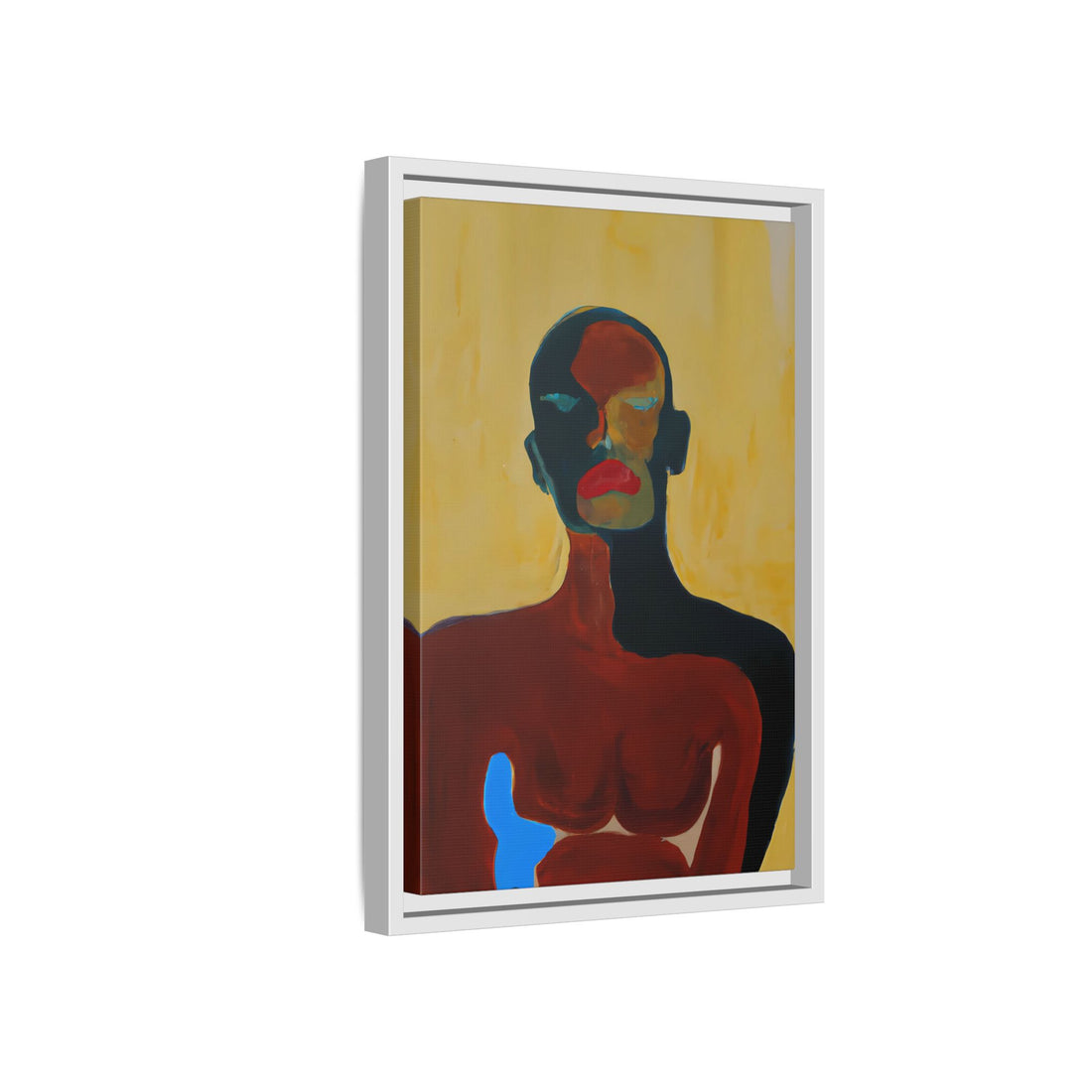 Woman of Substance, Fluid Series | Framed Canvas Wall Art
