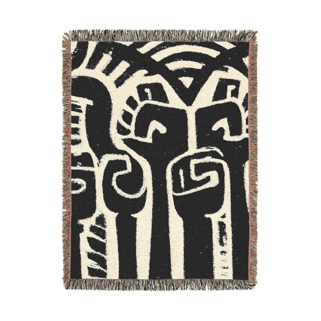 Hands Up 4, Artist Tapestry | Woven Blanket