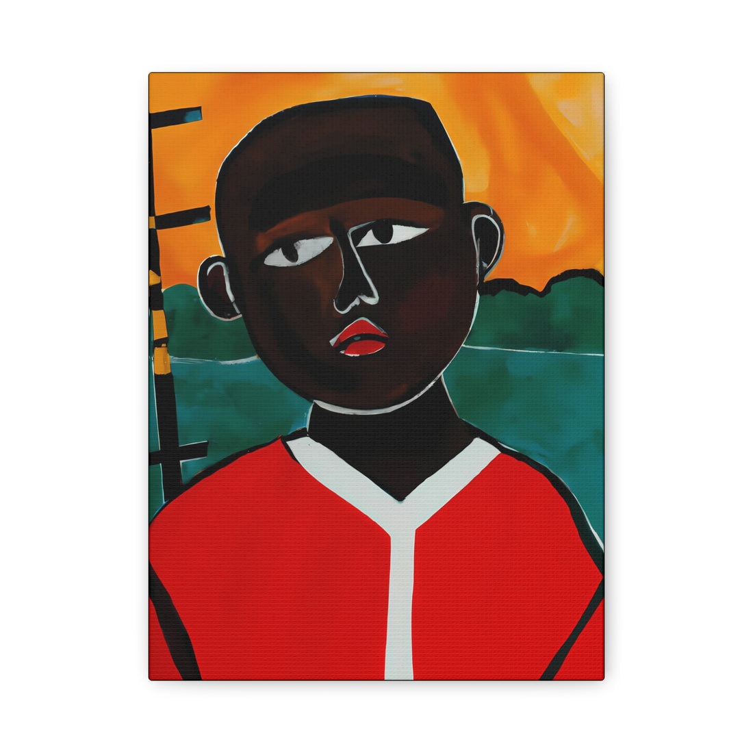 Theo, Folk Art Series | CANVAS Wall Art
