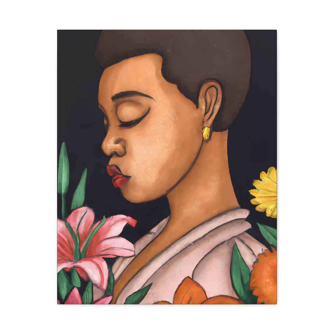 Afro, Beauty Series | Canvas Wall Art