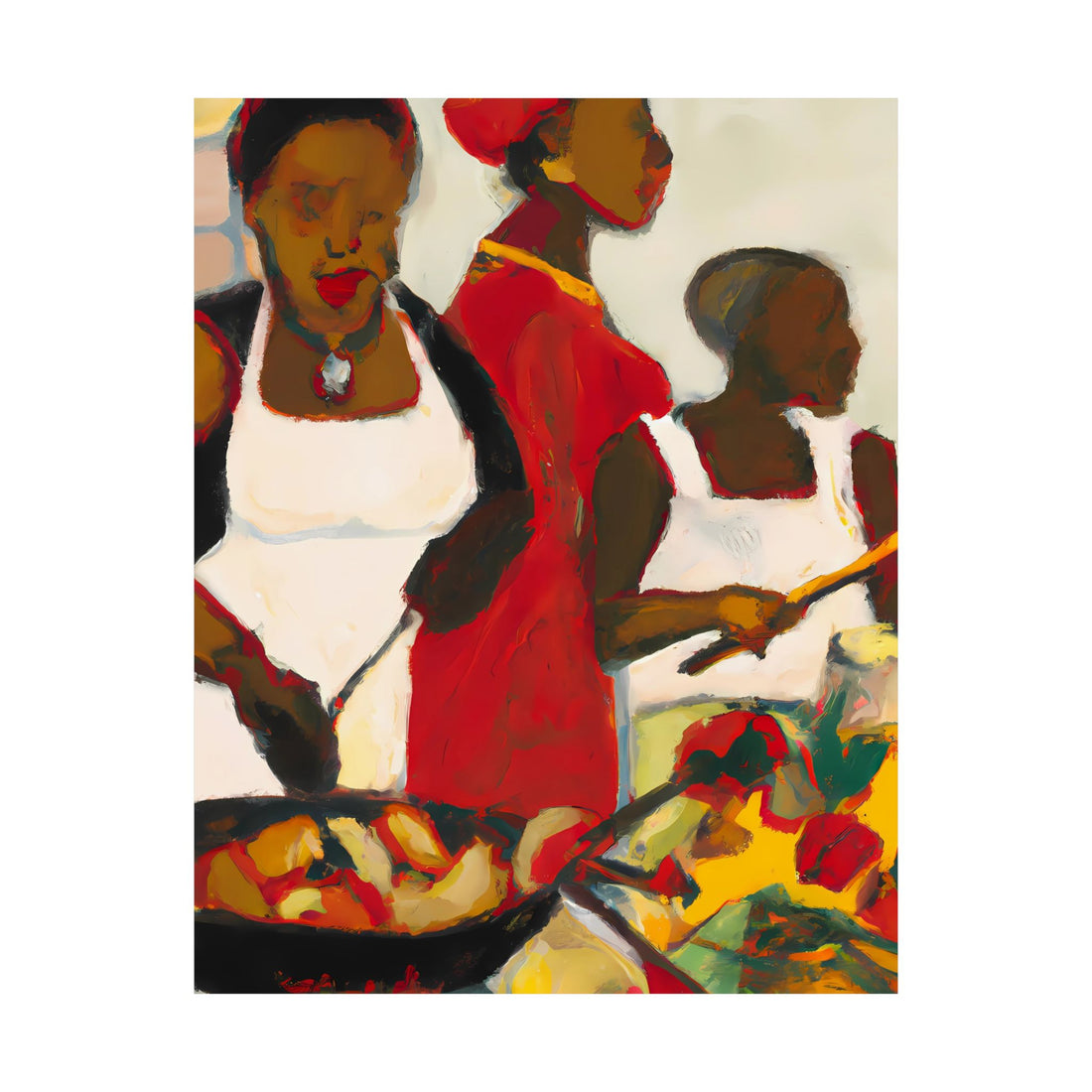 Lady in White, Lifestyle Series | Poster Print