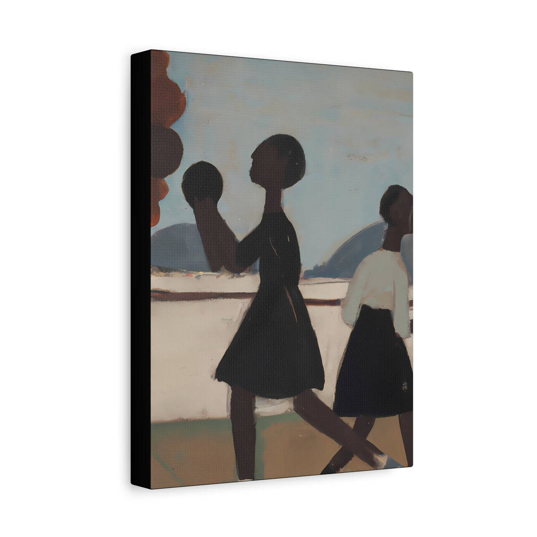 Play Ball, Folk Art Series CANVAS wall art