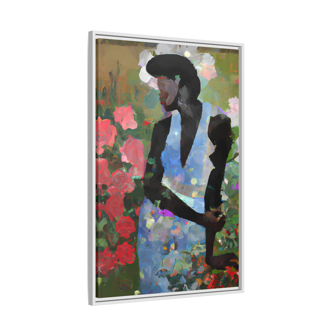 Portraiture, Garden Series | Framed Canvas Wall Art