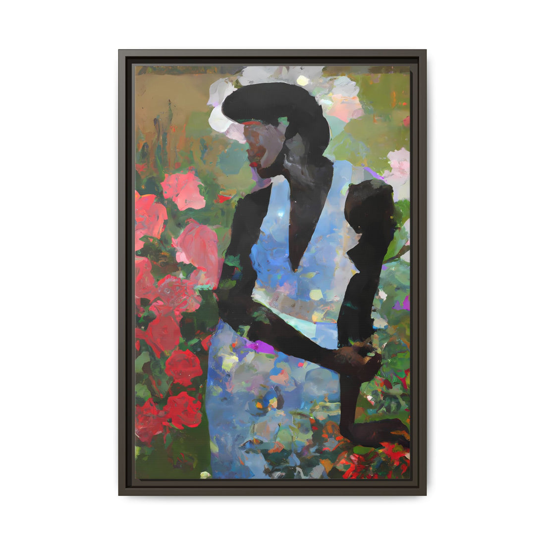 Portraiture, Garden Series | Framed Canvas Wall Art