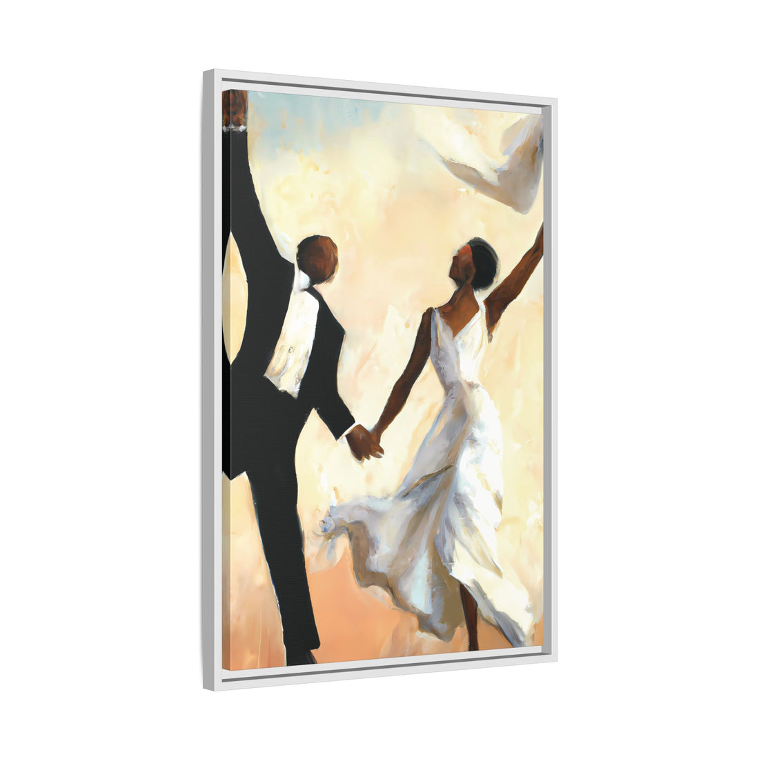 Wedding Day, Vintage Series, Framed Canvas Wall Art