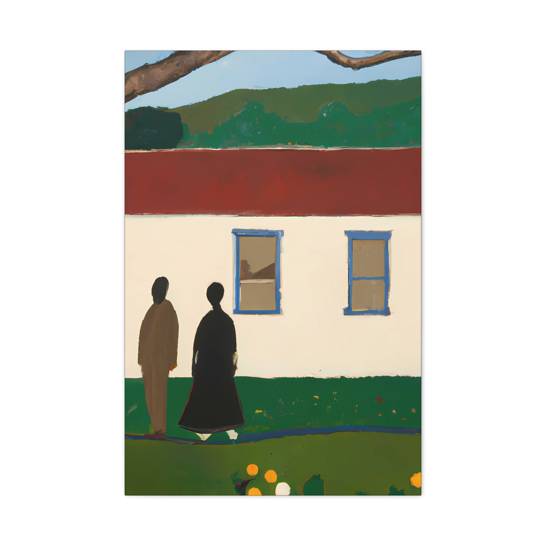 Country Home Folk Art Series, CANVAS wall art