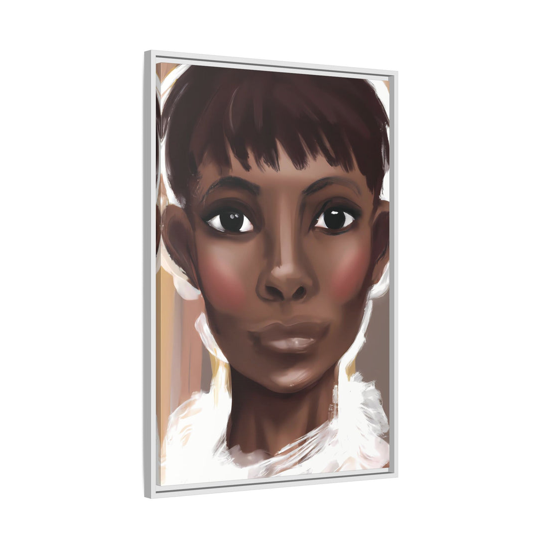 Pixie Diva, Black Beauty Series | Framed Canvas Wall Art