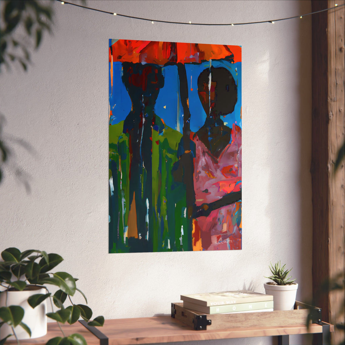 ORANGE RAIN | Signed Giclée Art Print