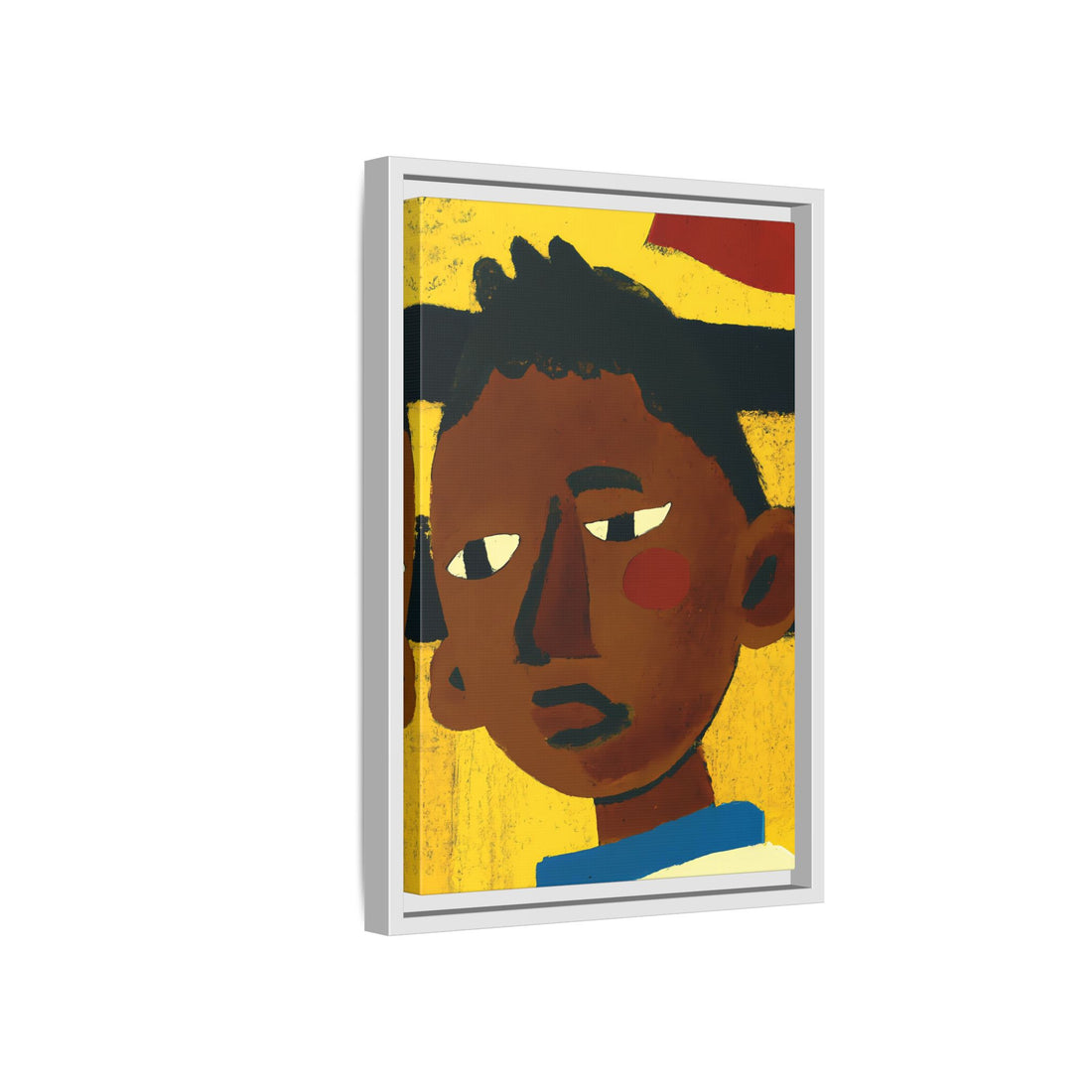 John, Folk Series | Framed Canvas Wall Art